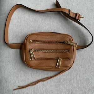 Rebecca Minkoff 3 Zip Leather Belt Fanny pack Bag